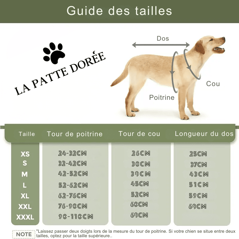 Manteau pour chien - Lapattedorée