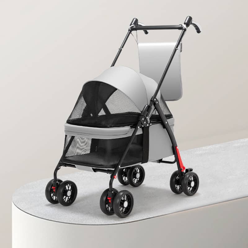 Poussette pour chien tout terrain - Lapattedorée