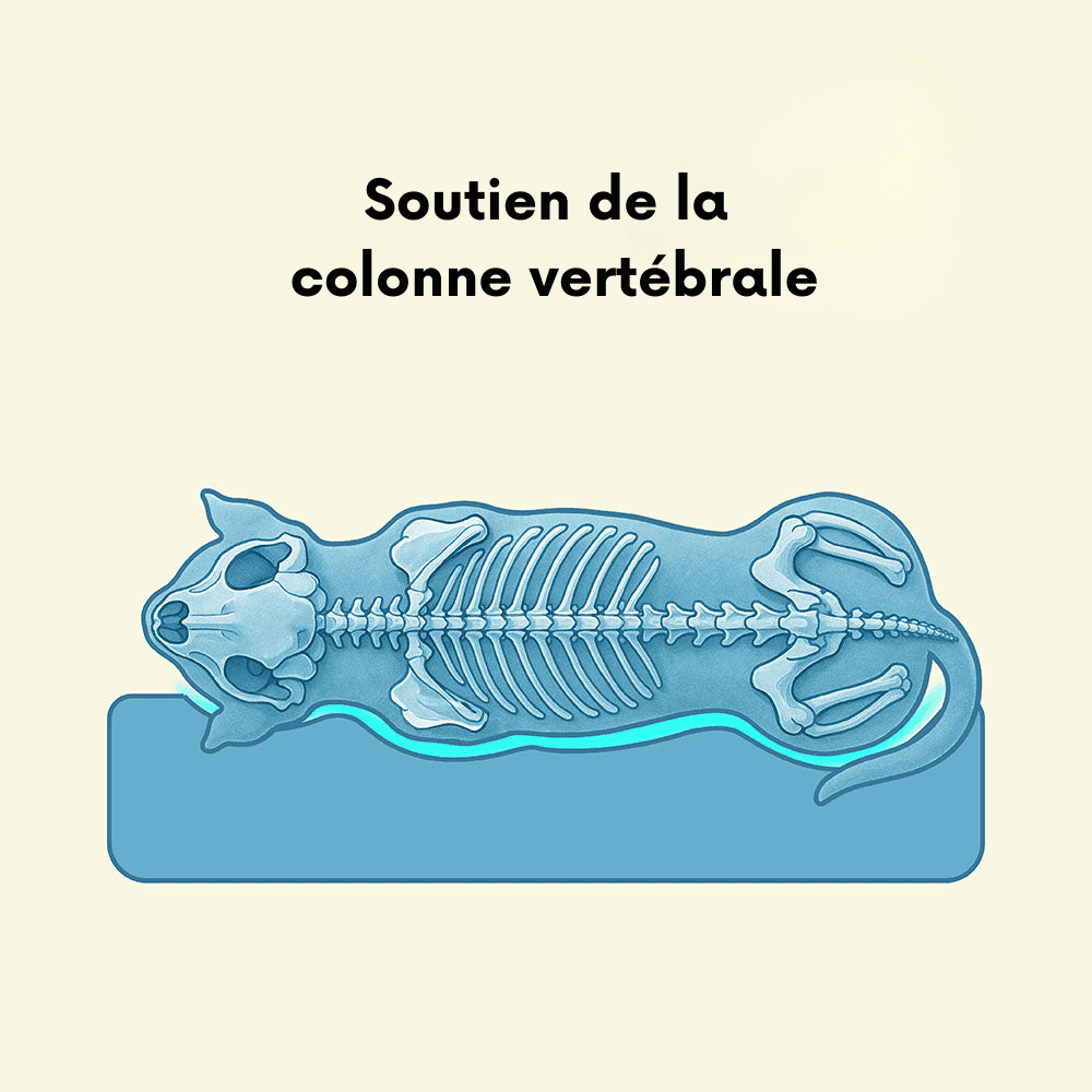 Panier orthopédique pour chien Imperméable - Lapattedorée