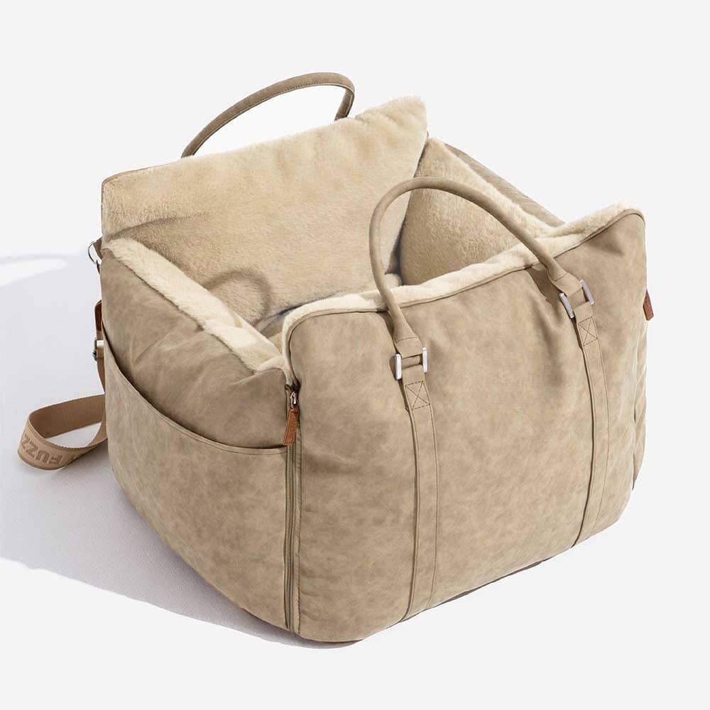 Siège auto pour chien moelleux - Lapattedorée