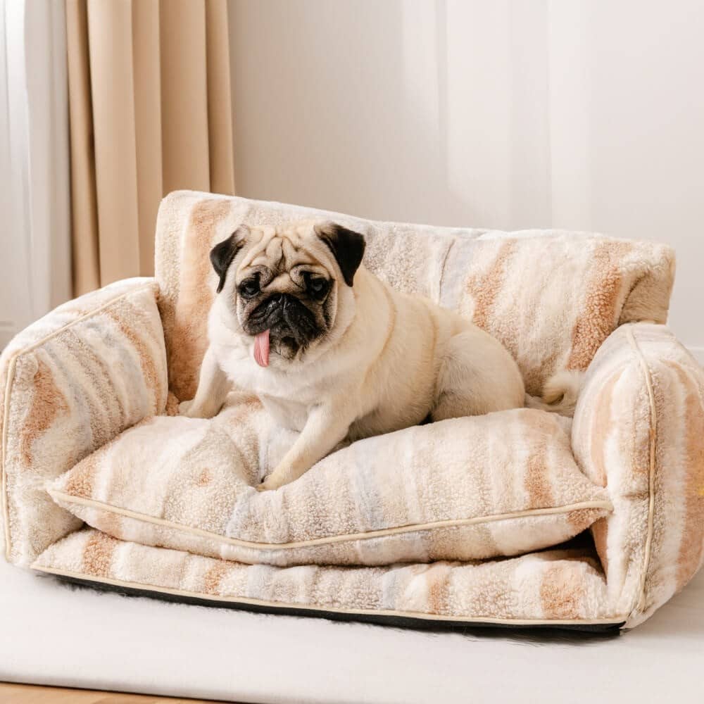 canapé pour chien orthopédique - Lapattedorée 