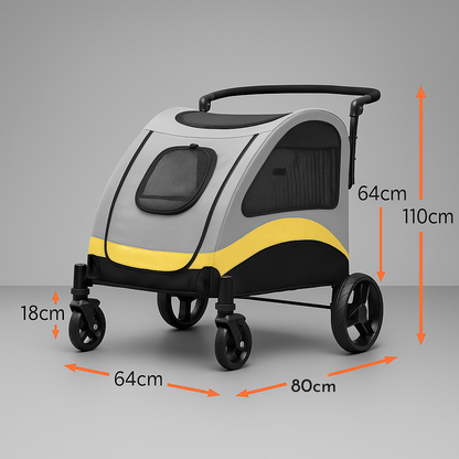 PPoussette pour grand chien - Lapattedorée