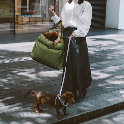 panier pour chien en similicuir pour siège auto