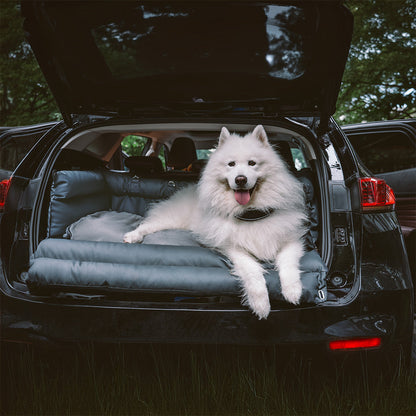 Grand panier pour chien en similicuir pour siège auto