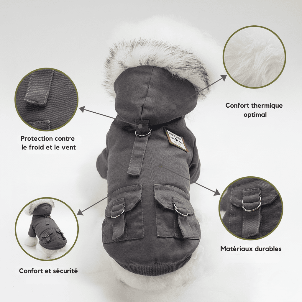 Manteau pour petit chien - Lapattedorée