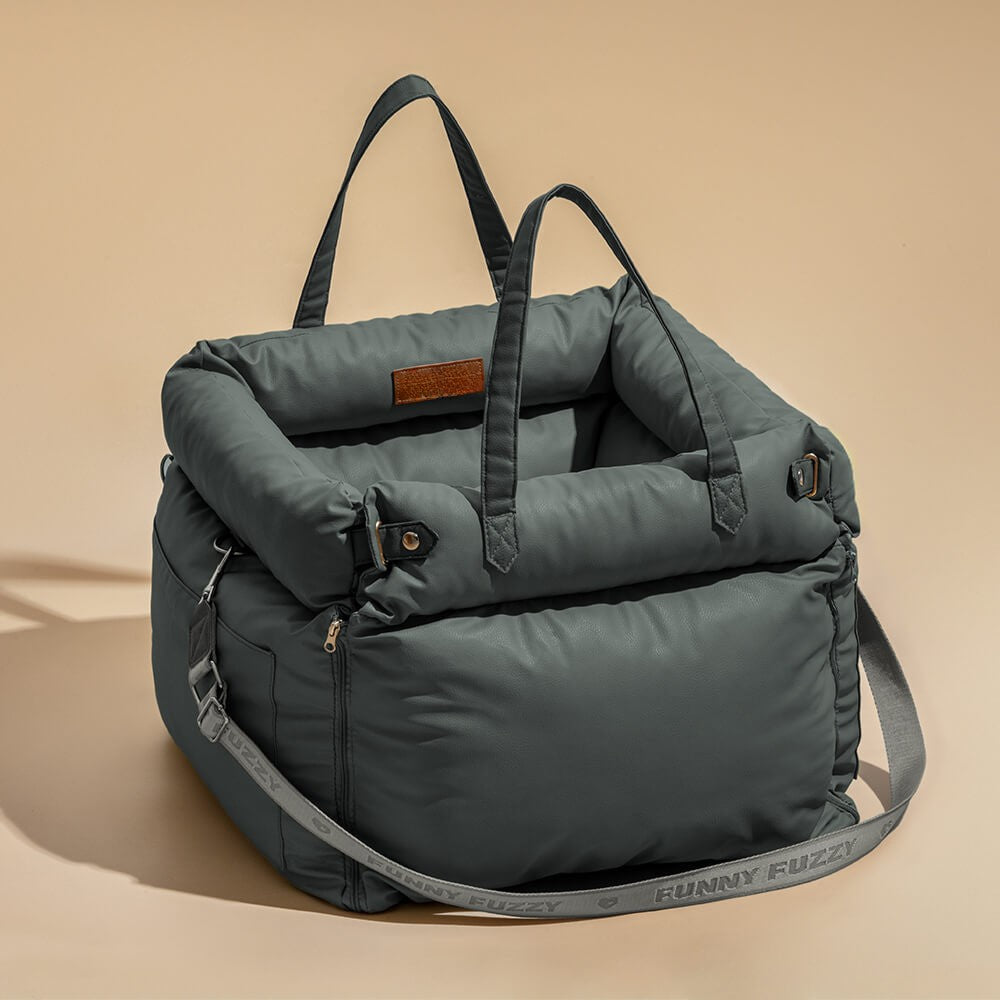 panier pour chien en similicuir pour siège auto