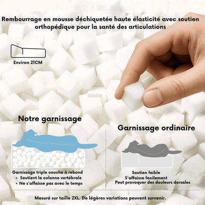 Lit pour chien orthopédique - Lapattedorée