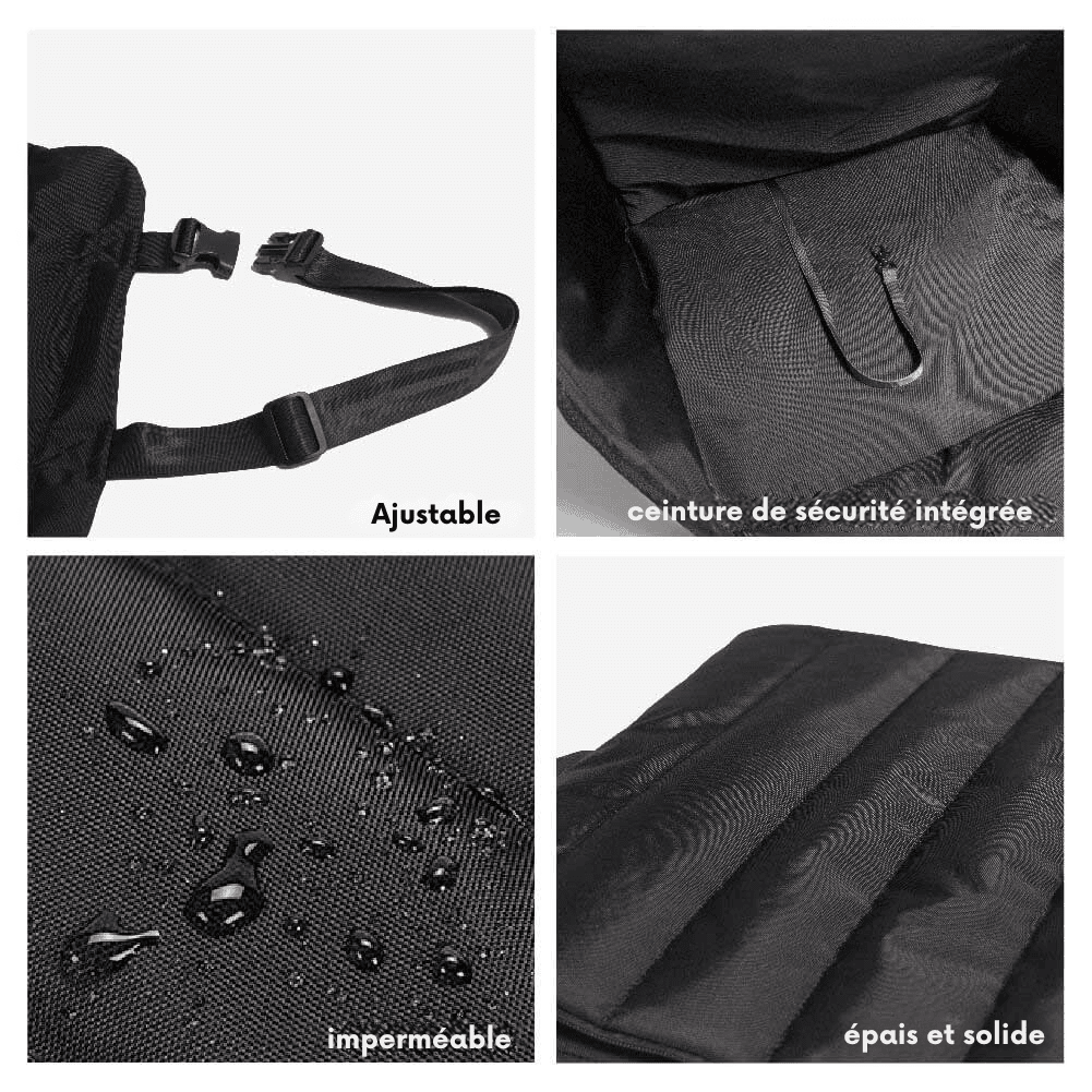 Siège auto chien - Lapattedorée