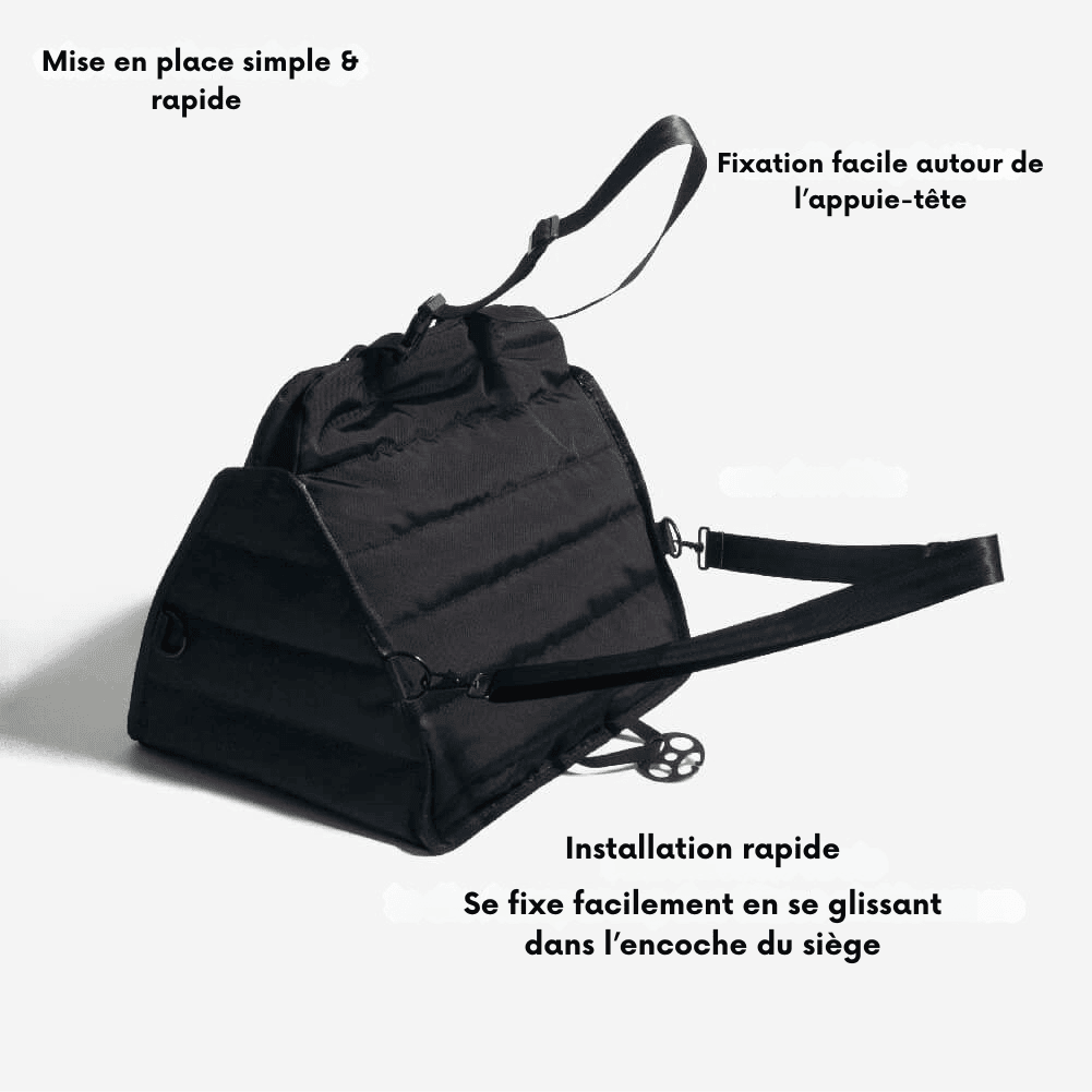 Siège auto chien - Lapattedorée