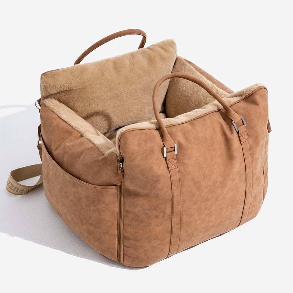 Siège auto pour chien moelleux - Lapattedorée